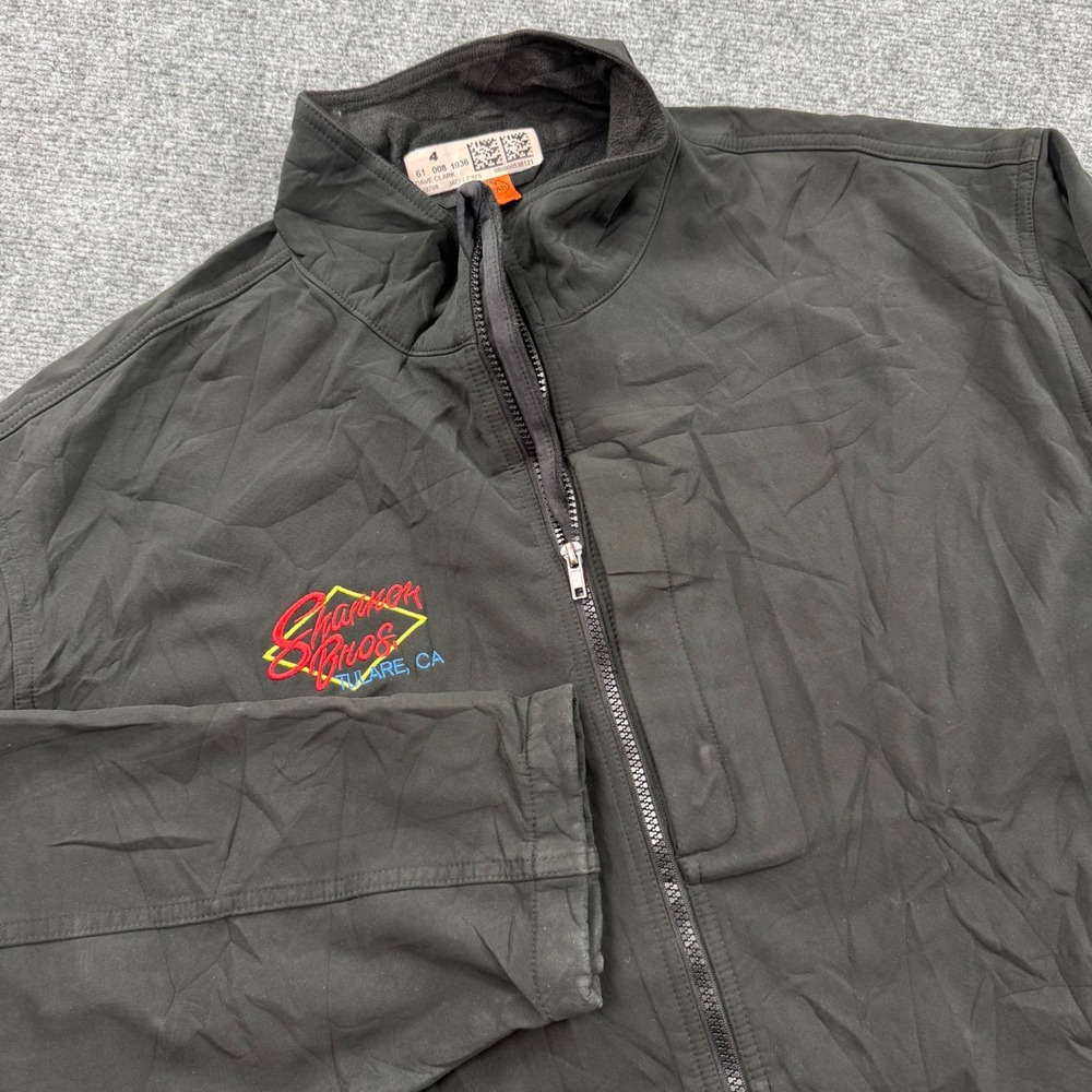 Red Kap 1923 Softshell Jacket 3XL Black Shannon Bros Tulare CA Workwear Men's